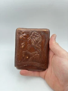 Cigar Case & Art Nouveau & Woman - Picture 1 of 9