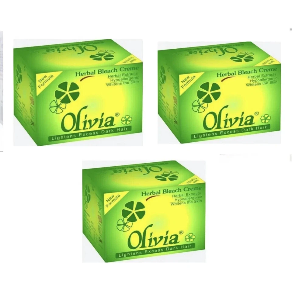 6 x Olivia Herbal Bleach Cream. 100% Original. Free Delivery !