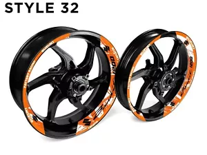 Suzuki Bandit 1200 Motorrad Felge Wrap Aufkleber Aufkleber für 17 Zoll Räder - Bild 1 von 24