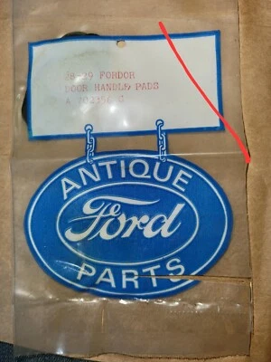 Almohadillas para manijas de puerta Ford Modelo A 1928 1929 A-702356-C Foto 1 de 2