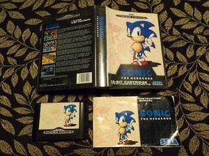 CARTOUCHE JEU SEGA MEGADRIVE-SONIC 1-ORIGINAL-avec notice - Picture 1 of 2