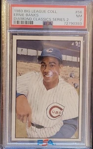 Ernie Banks 1983 Big League Collection Diamond Classics Series 2 #56 Psa 7 - Picture 1 of 2
