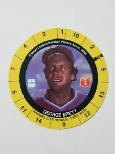 DISCOS DE JUGADOR DE BÉISBOL CADACO GEORGE BRETT 1989 #NNO KANSAS CITY ROYALS - Imagen 1 de 2