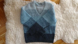 Luisa Cerano Strickpullover Blau Gr.34 Mohair Alpaka Wolle Gemisch wie NEU! - Bild 1 von 5
