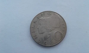 MONETA AUSTRIA 10 SCELLINI 1959 - Foto 1 di 2