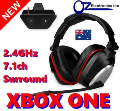 2.4GHz True Wireless Gaming Headset for Xbox One 7.1 Virtual Surround NEW - Image 1 of 4