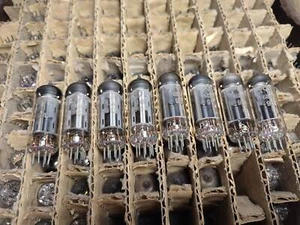 8pcs 6C4P = 6Z4, EZ90, 6Z31 Rectifier Tube Reflector Soviet SAME YEAR 1990' NEW - Picture 1 of 8