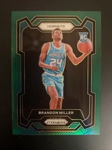 2023-24 Panini Prizm Basketball Brandon Miller #152 Green Prizm RC Rookie - Picture 1 of 2