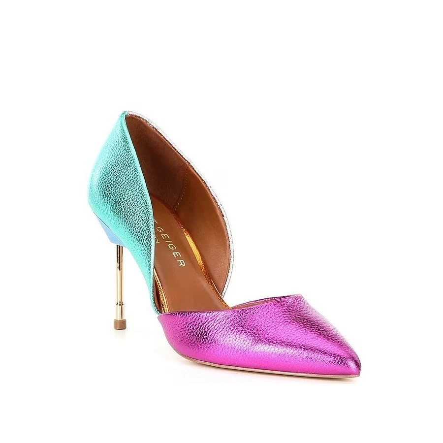 Zapatos de salón Kurt Geiger London Bond 90 de cuero metálico para mujer 8,5 MUS Foto 1 de 1