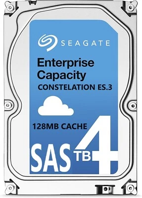 SEAGATE CONSTELATION ES.3 4000GB 7200U/min 128MB SAS ST4000NM0023 3.5" Zoll - Bild 1 von 4