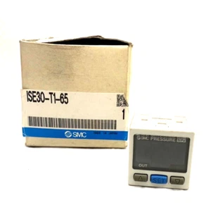 SMC ISE30-T1-65 Pressure Switch, 1/8" NPT, ISE30/ISE30A,12-24VDC - NMP - Picture 1 of 3