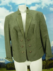 neuwertig mit Leder Besatz BAVARIA LODEN Blazer Janker Jacke Trachtenjacke Gr.46 - Bild 1 von 5