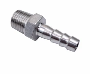 Accesorio de conector recto macho de 6 mm 8 10 12 mm manguera cola de púa 3/8" BSP - Imagen 1 de 1
