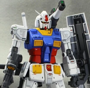 HG 1/144 RX-78-02 Gundam (The Origin Ver.) Construido y pintado: acabado personalizado - Imagen 1 de 14