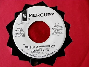 JOHNNY MATHIS~ THE LITTLE DRUMMER BOY~ PROMO~ HAVE REINDEER WILL~POP~ NOVELTY 45 - Foto 1 di 2
