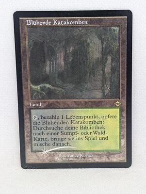 Verdant Catacombs Retro Foil Etched Modern Horizons 2 MTG Magic Gathering GERMAN - Image 1 of 2