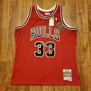 Chicago Bulls Scottie Pippen Jersey 1997-98 Mitchell & Ness Swingman Road XL 48 - Picture 1 of 8