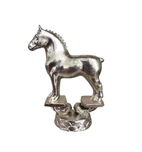1950'S HORSE TROPHY TOPPER BY DODGE INC 3.5" SILVER TONE #2 - Picture 1 of 4