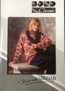 Knits with SIRDAR Bond Classic / USM / Ultimate Sweater Machine Pattern Book - Picture 1 of 4