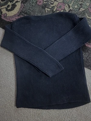 Valentino Sweater, Men's Black, Boatneck, Size Medium - Image 1 of 2