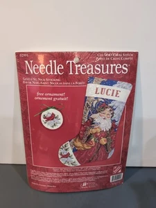 Needle Treasures Cross Stitch Stocking Gentle St Nick NEW - Picture 1 of 12