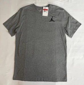 Nike Air Jordan Para Hombre Camiseta Gris Pequeña Jumpman Logo Talla Grande NUEVA DC7485-091 - Imagen 1 de 5