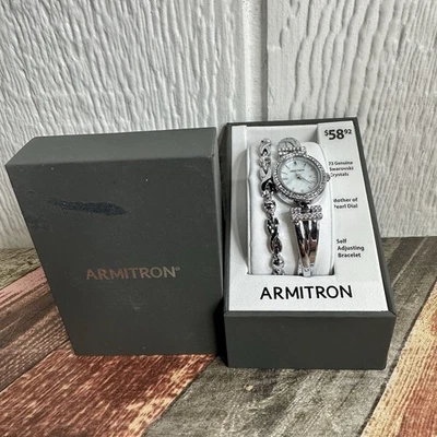 RELOJ MUJER ACERO INOXIDABLE ARMITRON 75/5381MPSVST CON PULSERA. Foto 1 de 4