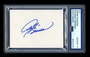 ANDRE DAWSON SIGNED CUT PSA/DNA AUTOGRAPHED CHICAGO CUBS EXPOS GEM MINT 10 - Picture 1 of 1