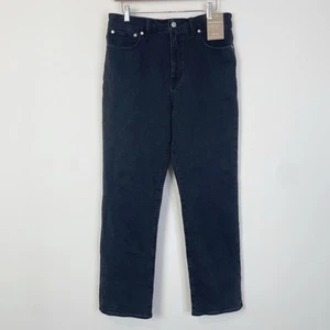 Jean recto Madewell de los 90 Belmere lavado talla 30 NM186 tiro alto elástico - Imagen 1 de 10