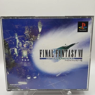 Final Fantasy VII International - PlayStation 1 - PS1 - CIB - Japan Import - Image 1 of 4