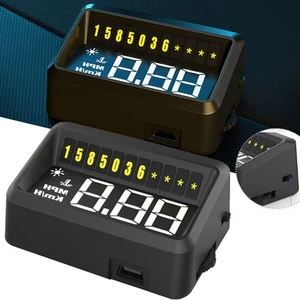 OBD2 Car Driving Computer with Temperature Speedometer and HUD Display - Picture 1 of 12