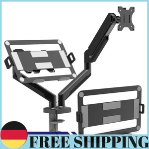 Dual Monitor Stand Full Adjustable Expandable Display Bracket for Home Office - Bild 1 von 21