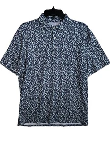 Camisa Southern Tide Para Hombre Grande Estampado Completo Cócteles Bebidas Rendimiento Polo - Imagen 1 de 7