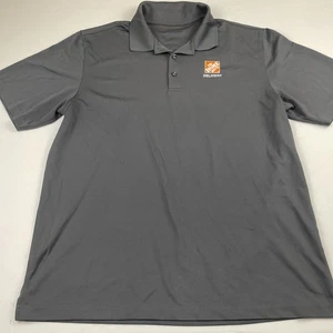Home Depot Polo Shirt Men’s XL Employee Work Uniform Short Sleeve Delivery Gray - Picture 1 of 7