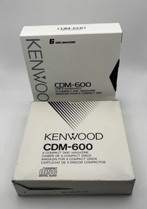 Kenwood 6 Compact Disc Magazine￼ CD CDM-600 Set Of 2 - Picture 1 of 4