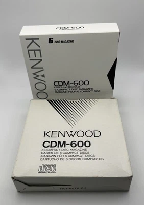 Kenwood 6 Compact Disc Magazine￼ CD CDM-600 Set Of 2 - Image 1 of 4