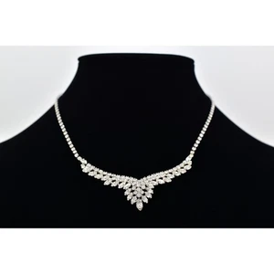 Christian Dior Vintage Nupcial Cristal Collar Estrás Alemania Firmado Nuevo de Lote Antiguo BinBN - Imagen 1 de 12