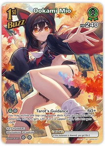 Hololive OCG Ookami Mio hBP02-027 SR Super Rare Quintet Spectrum - Picture 1 of 1