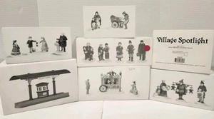 DEPT 56 Heritage Village Sammlung Zubehör 8 Stück - Weihnachtsfiguren #4 - Bild 1 von 8