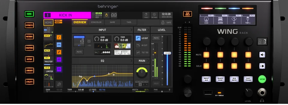 Behringer Wing Rack Montaje 48 Canales, 28 Bus Completo Estéreo Digital Mezclador Motor Foto 1 de 1