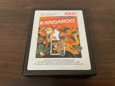 Kangaroo (Atari 2600, 1983) Authentic, Cartridge Only, Tested. - Image 1 of 4