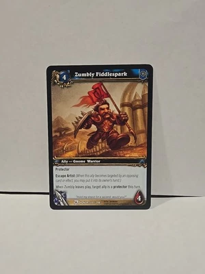 World Of Warcraft TCG Fields Of Honor Zumbly Fiddlespark Regular Common - Image 1 of 2