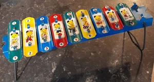 Xilófono vintage de metal hollín - Imagen 1 de 7