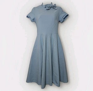 Vestido Town Mujer Azul Retro Vestido I Love Lucy Disfraz Años 50 Rockabilly Columpio Talla M - Imagen 1 de 9