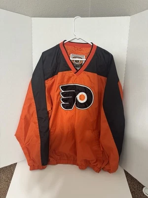 Philadelphia Flyers Pullover v-Neck Jacket Large NHL Men’s Size Extra Large - Image 1 of 4