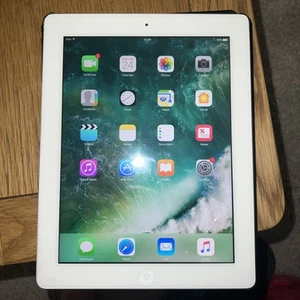 Apple iPad 4th Generation (A1458) 9.7" - 64GB - Wifi Only - White good cond - Picture 1 of 5