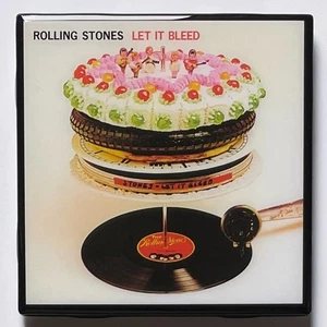 ROLLING STONE Let It Bleed MONTAÑA RUSA Azulejo Cerámico Personalizado Barware Corcho Álbum Arte - Imagen 1 de 5