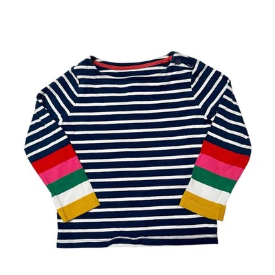 Mini Boden Striped Breton Top Size 2/3 - Image 1 of 4