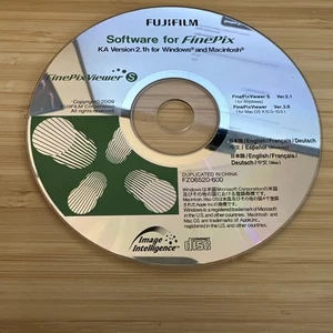 Fujifilm Finepix Camera Software CD Version 2.1h for Windows XP & Mac OS X 10.3 - Picture 1 of 2