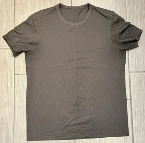 Lululemon Men’s Zeroed In Short-Sleeve T-Shirt Black Size Large Classic - Picture 1 of 3